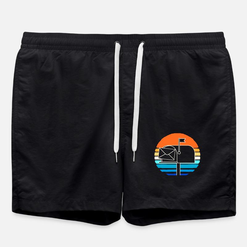 Post Postmark - Swim Trunks - black