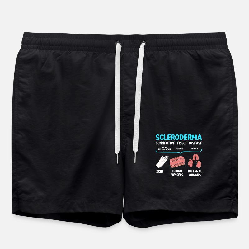 Sclérodermie - Short de bain - noir