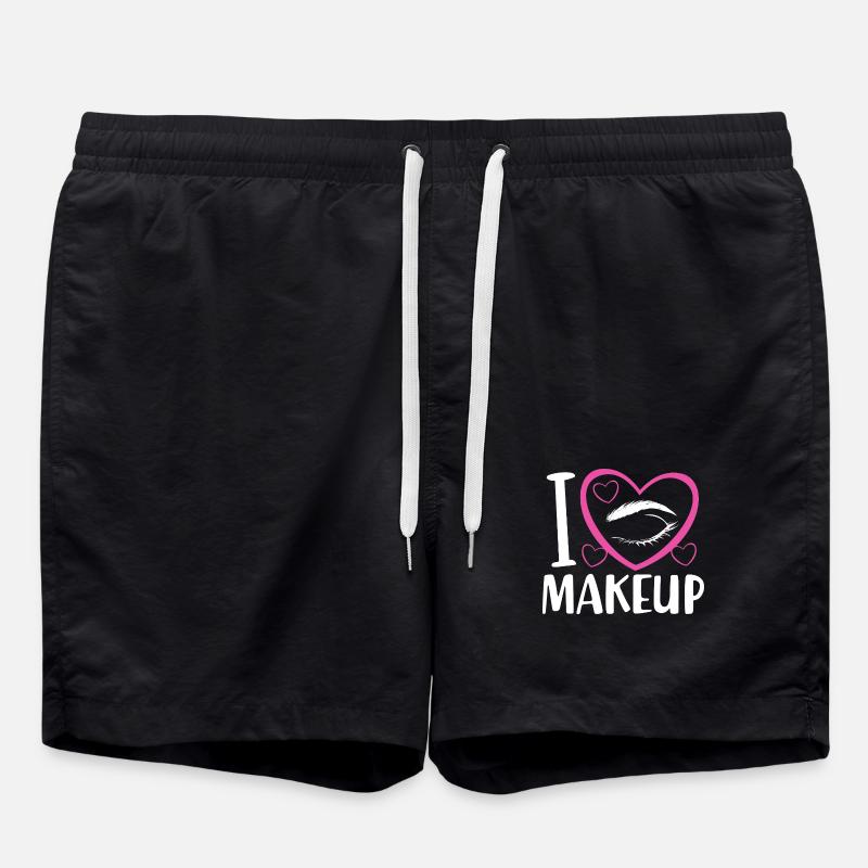 Maquillage Cosmétiques Esthéticienne Microblading - Short de bain - noir