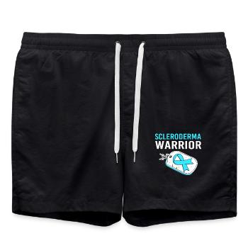 Sclérodermie - Short de bain - noir - Devant - AI Model Male 185 light (185cm)
