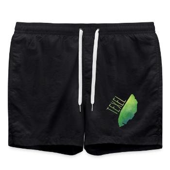 Texel - Badeshorts - Schwarz - Vorne - AI Model Male 185 light (185cm)