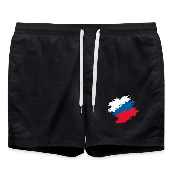 République tchèque - Short de bain - noir - Devant - AI Model Male 185 light (185cm)