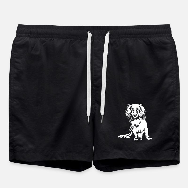 Dachshund "Black Edition" - Swim Trunks - black