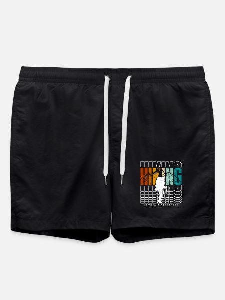 Hiking Mountain Adventure - Swim Trunks - black