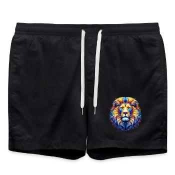 Lion - Short de bain - noir - Devant - AI Model Male 185 light (185cm)