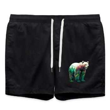 Bear - Swim Trunks - black - Front - AI Model Male 185 light (185cm)