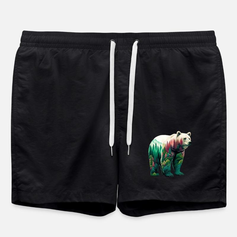 Ours - Short de bain - noir