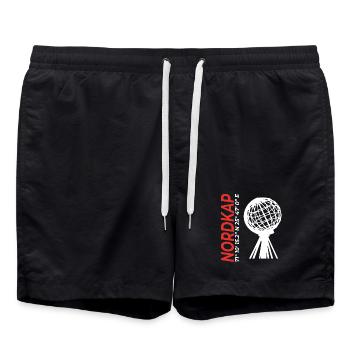 Nordkap - Badeshorts - Schwarz - Vorne - AI Model Male 185 light (185cm)