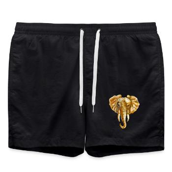 Elephant - Swim Trunks - black - Front - AI Model Male 185 light (185cm)