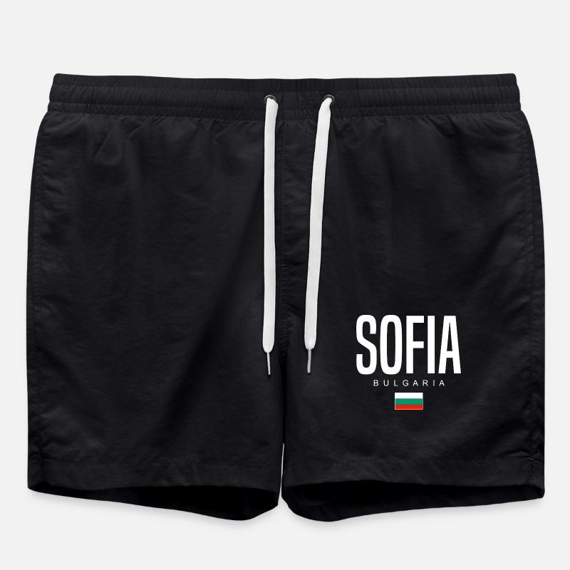 Sofia Bulgaria - Swim Trunks - black