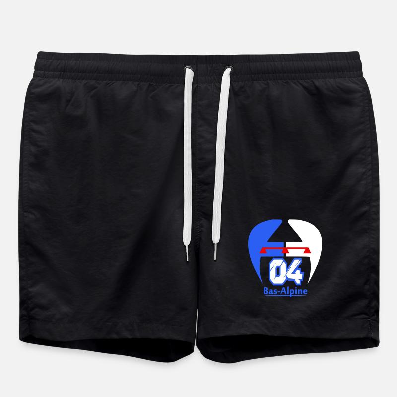 Logo Bas-Alpine 04 - Short de bain - noir