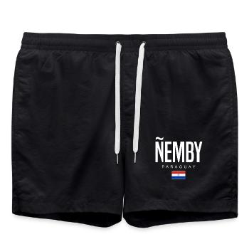 Nemby Paraguay Paraguayans - Short de bain - noir - Devant - AI Model Male 185 light (185cm)