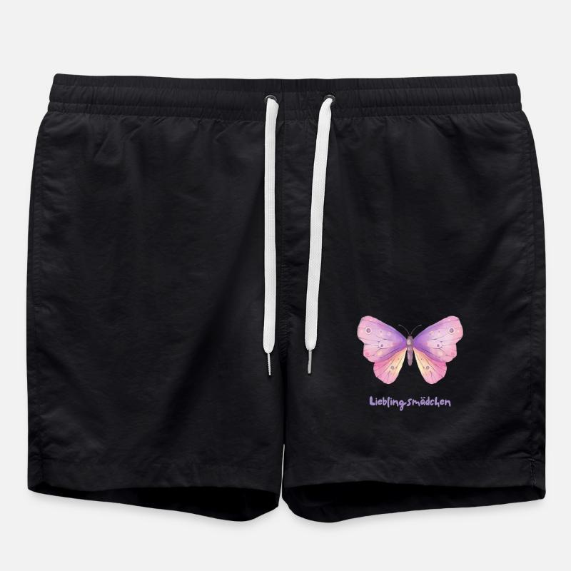 Butterfly – Magical butterfly design - Swim Trunks - black