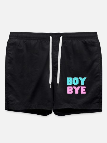 boy bye - Swim Trunks - black