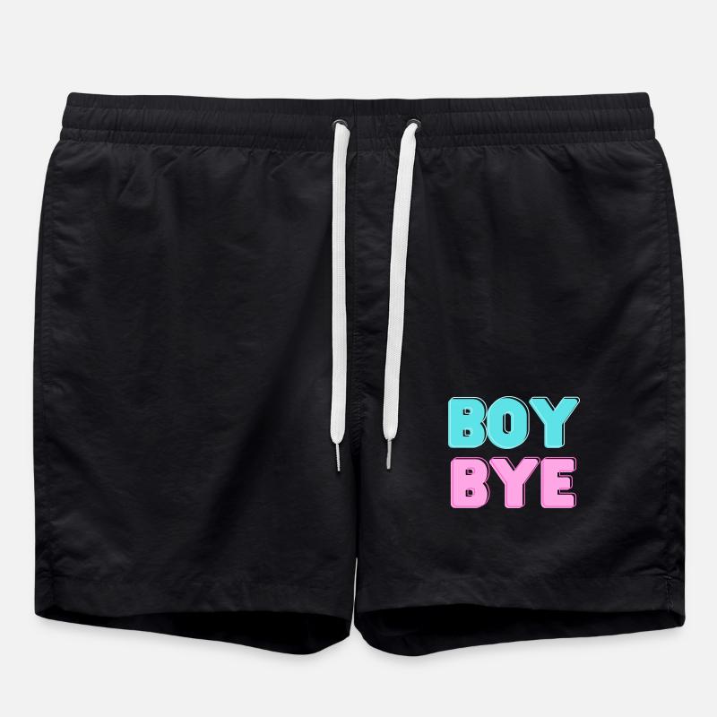 boy bye - Badeshorts - Schwarz