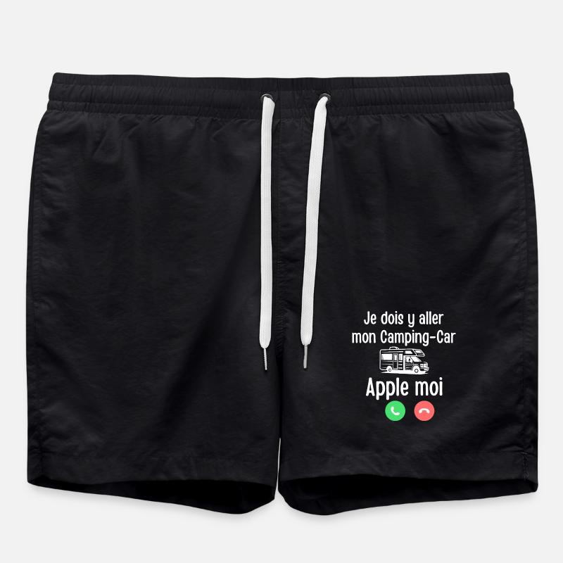 CampingCar Apple moi - Short de bain - noir