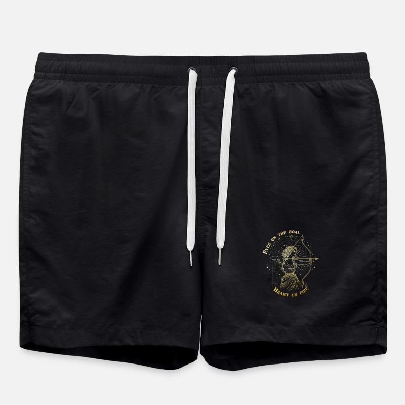 Schütze Sternzeichen Bogenschütze Sternzeichen Geschenk - Badeshorts - Schwarz