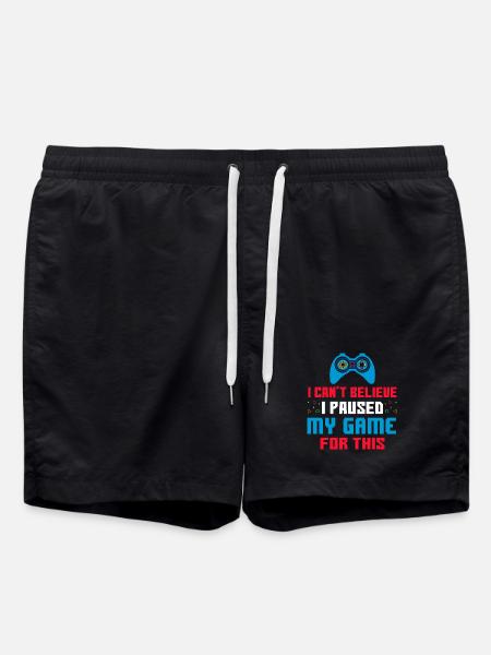 Gamer - Badeshorts - Schwarz