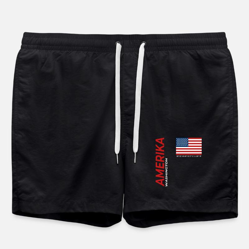 Washington - Short de bain - noir