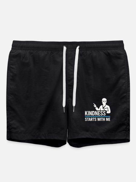 Anti-bullying friendliness, Stand up - Swim Trunks - black