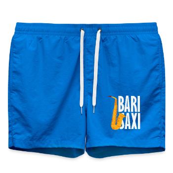 Bari Saxi Saxophoniste Jazz - Short de bain - cobalt blue - Devant