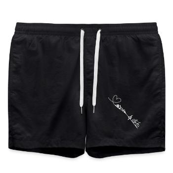 Bike Mountains Heartbeat - Swim Trunks - black - Front - AI Model Male 185 light (185cm)