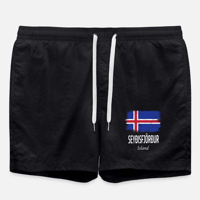 seyðisfjörður - Short de bain - noir