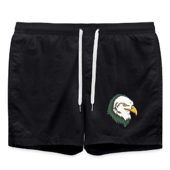 Eagle Head - Swim Trunks - black - Front - AI Model Male 185 light (185cm)