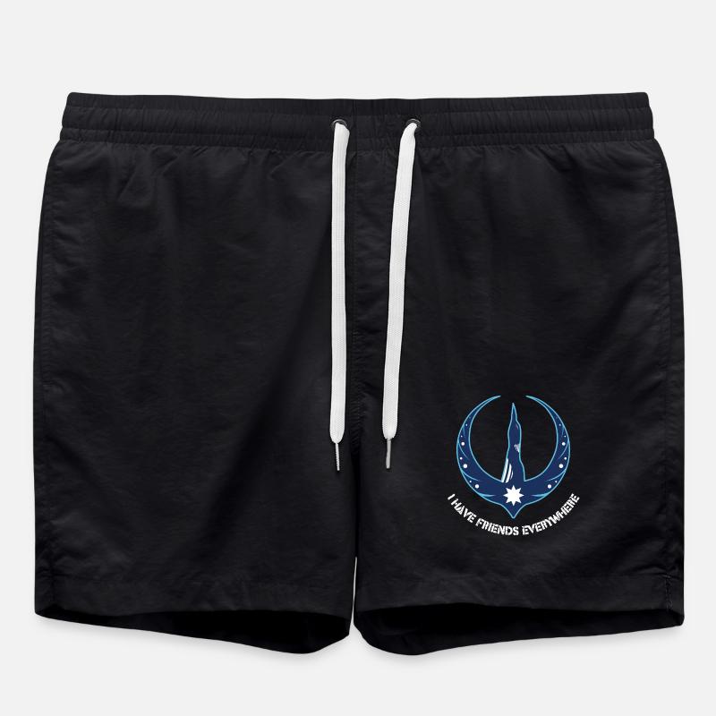 Minnesota Rebellion Loon - Swim Trunks - black