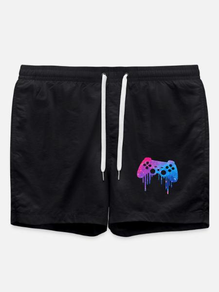 Gaming Splash - Swim Trunks - black