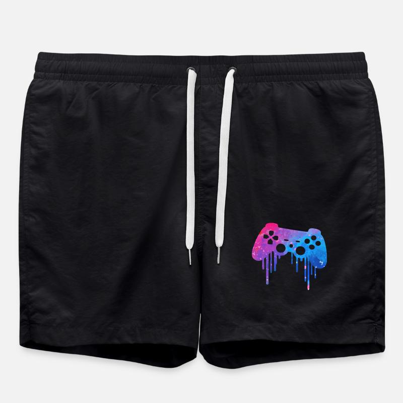 Gaming Splash - Swim Trunks - black