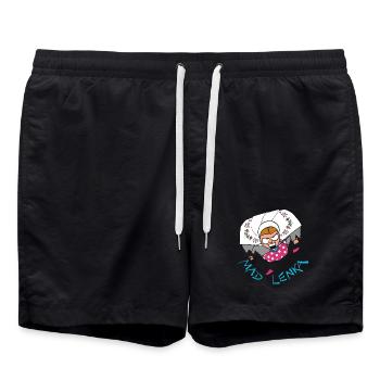 MADLENKA - DS - Swim Trunks - black - Front - AI Model Male 185 light (185cm)