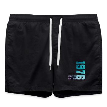 1976 Limited Edition 50th anniversary - Swim Trunks - black - Front - AI Model Male 185 light (185cm)