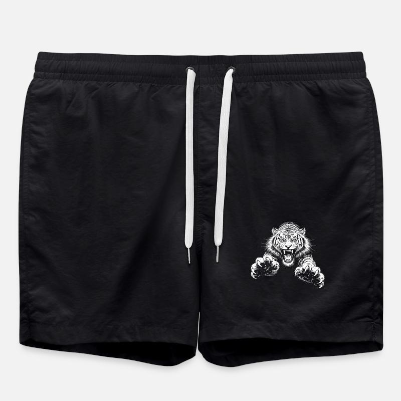 Tiger - Swim Trunks - black