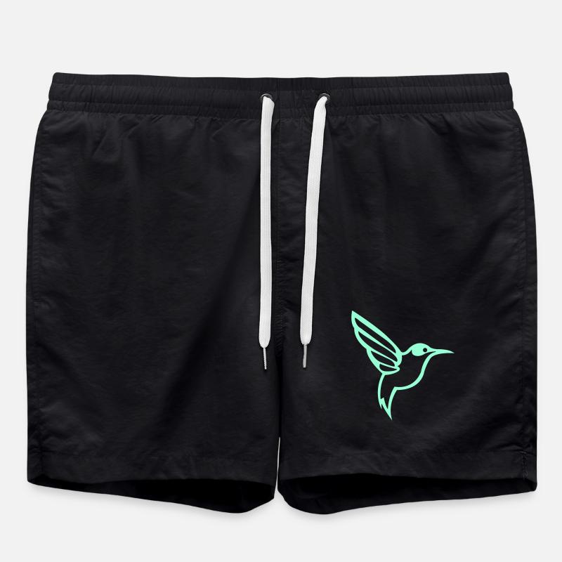 Colibri Oiseau - Short de bain - noir