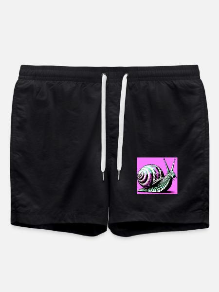 Escargot - Short de bain - noir