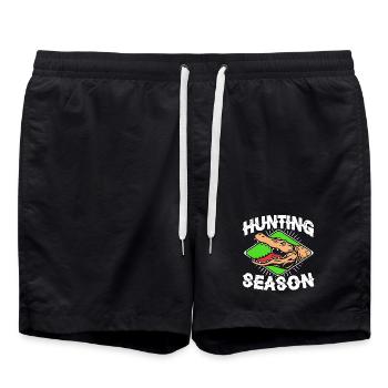 Chasse au crocodile - Short de bain - noir - Devant - AI Model Male 185 light (185cm)