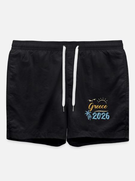 Grèce 2026 - Short de bain - noir