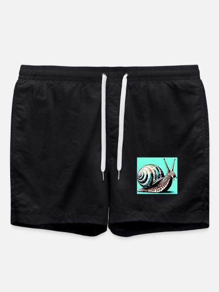 Snail - Swim Trunks - black