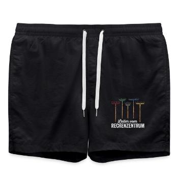 LEITER VOM RECHENZENTRUM - IT-Management - Badeshorts - Schwarz - Vorne - AI Model Male 185 light (185cm)