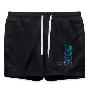 2005 Vintage Edition Limitée - Short de bain - noir - Devant - AI Model Male 185 light (185cm)