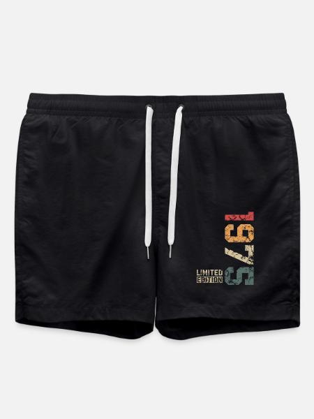 1975 Jahrgang Limited Edition - Badeshorts - Schwarz