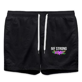 Insémination artificielle en éprouvette de récupération de FIV - Short de bain - noir - Devant - AI Model Male 185 light (185cm)