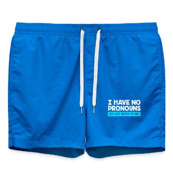 Queer Gender Diversity Gay pride LGBT - Swim Trunks - cobalt blue - Front