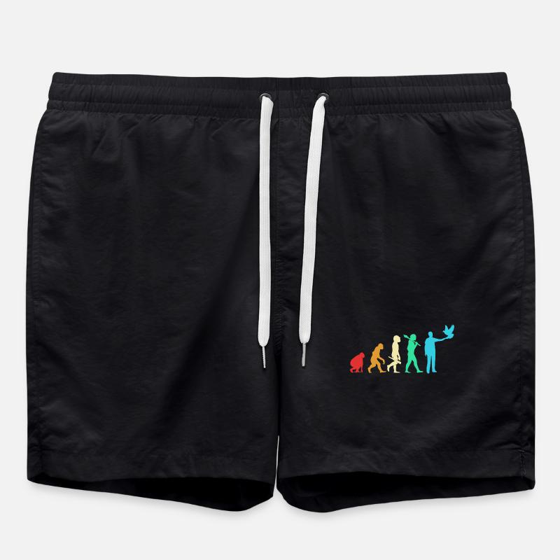 Tauben Taube - Badeshorts - Schwarz