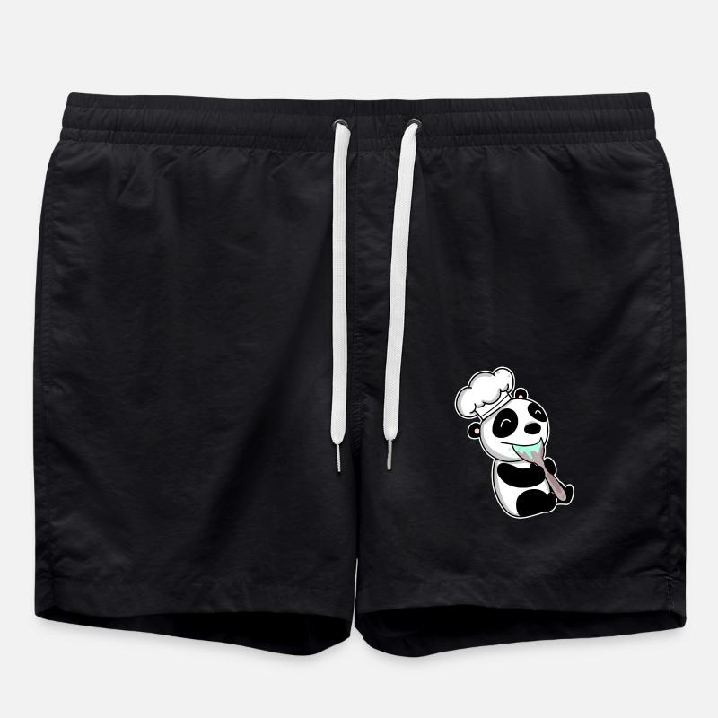 Panda bouillant bébé - Short de bain - noir
