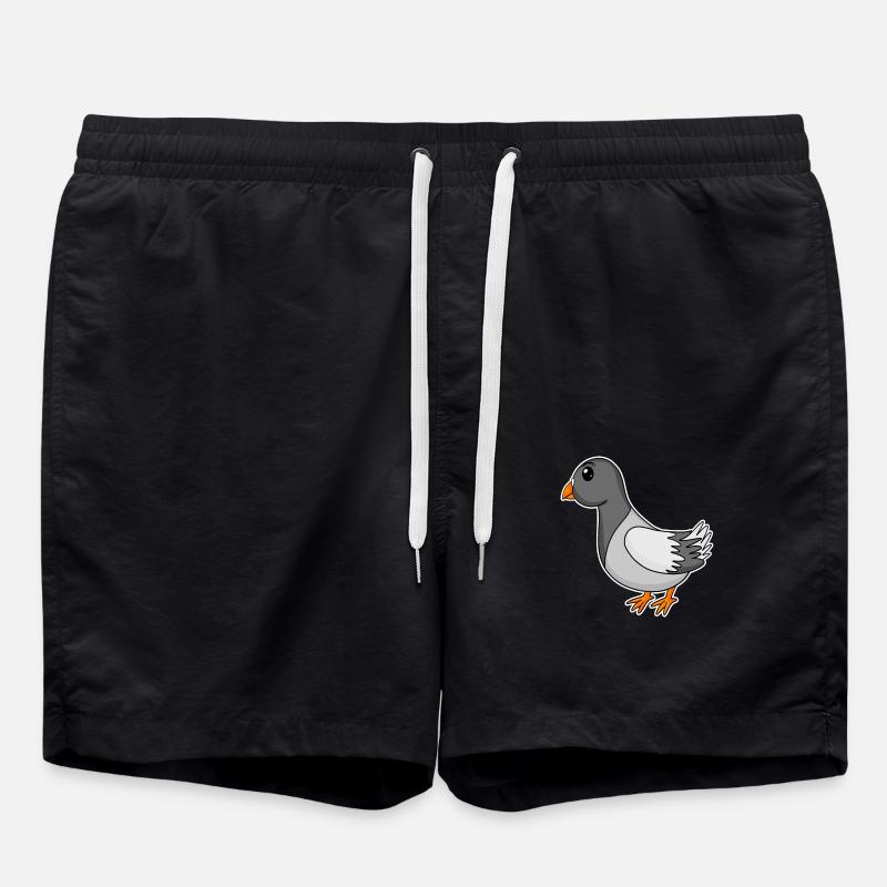 Taube - Badeshorts - Schwarz