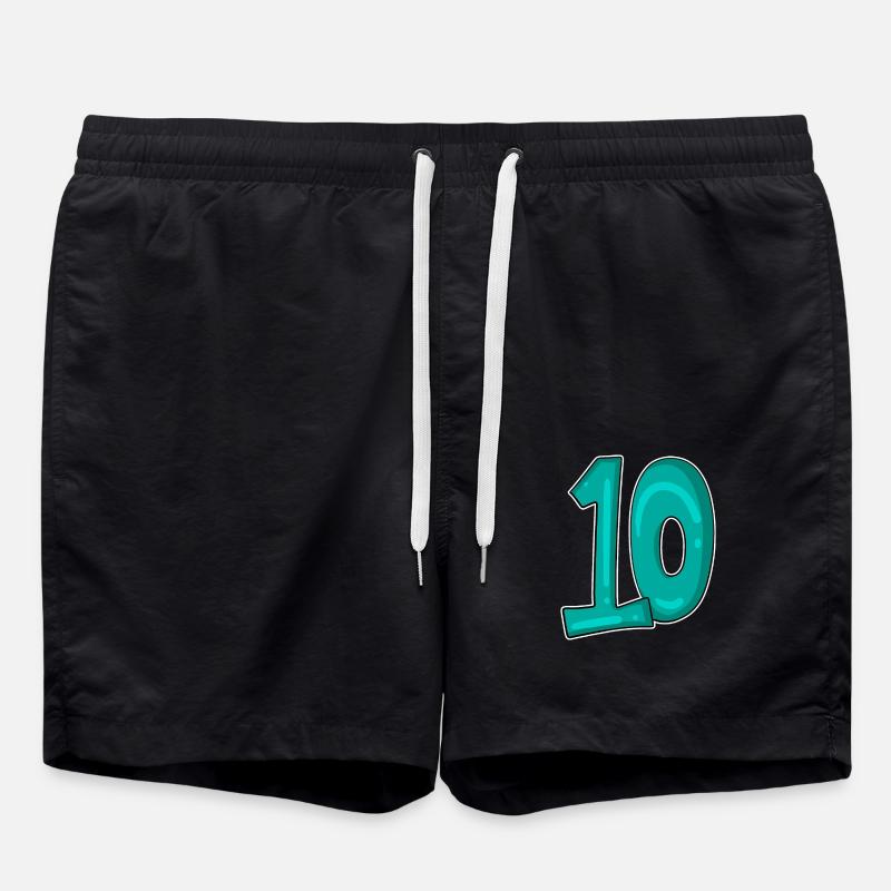 10 Dix - Short de bain - noir