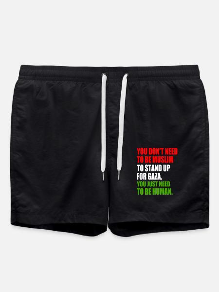 you don't need to be muslim to stand up for gaza - Badeshorts - sort