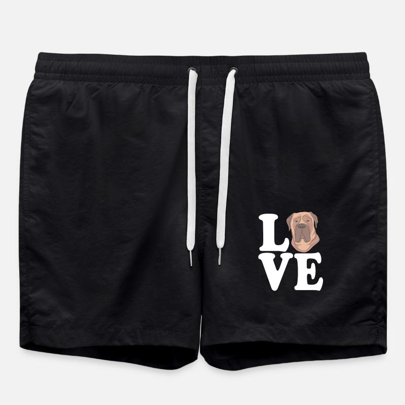 Bullmastiff Chien - Short de bain - noir